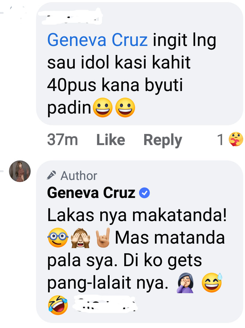 Facebook comment: netizen defends Geneva; Geneva reacts