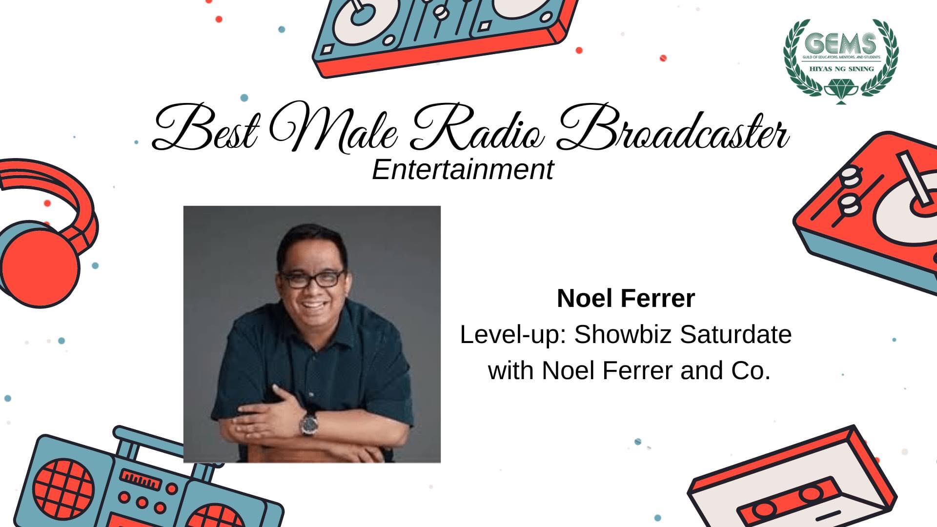 GEMS Awards: Noel Ferrer wins Best Radio Program for Entertainment