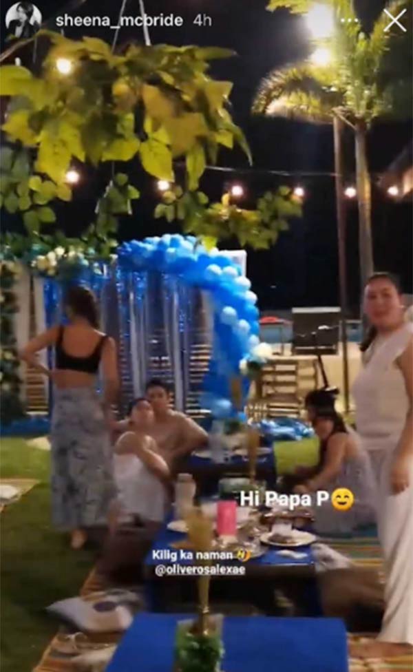 Instagram Story: Julia Barretto, mom Marjorie Barretto in Gerald's birthday party
