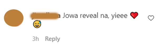 IG Comment: Netizen teases Maris on jowa reveal