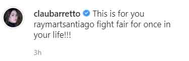 IG comment: Claudine Barretto calls out Raymart Santiago