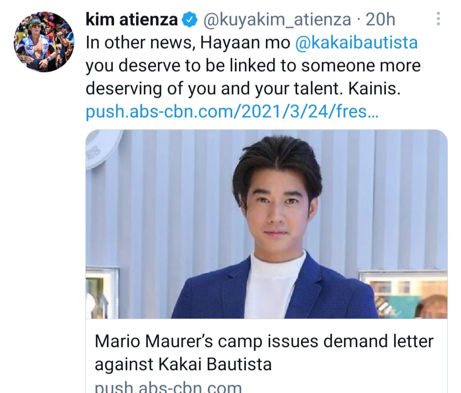 Twitter: Kim Atienza shows support to Kakai