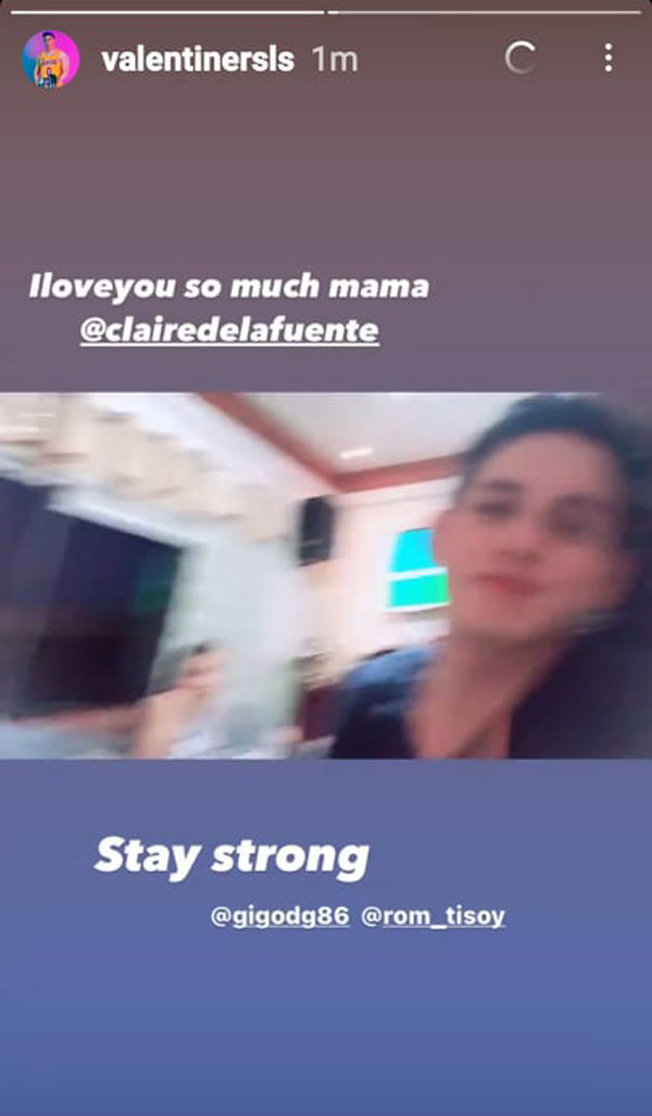 IG Story: Valentine Rosales pays tribute to Claire Dela Fuente through a short video