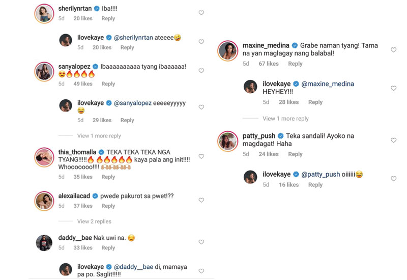 IG Comments: Celebrities reply on Kakai bikini photo