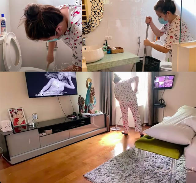 Youtube Vlog: Angeline Quinto cleaning room