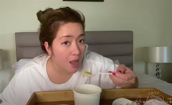 Youtube Vlog: Angeline Quinto eating lugaw