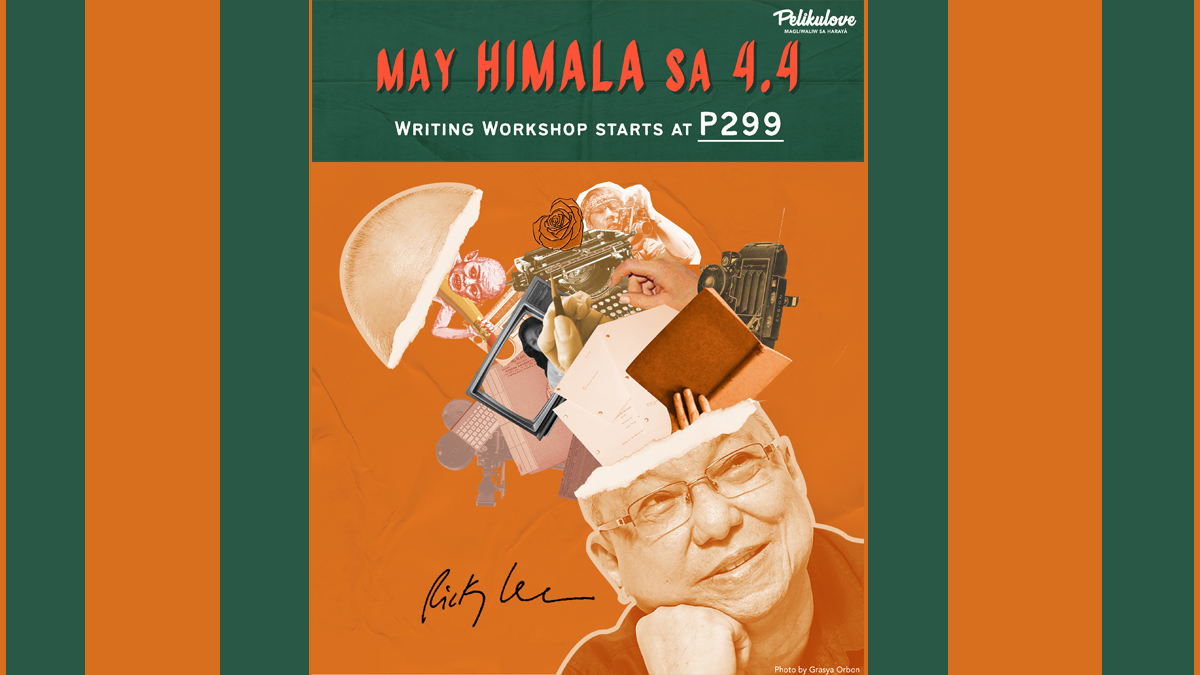 Ricky Lee offers writing course for only PHP299 