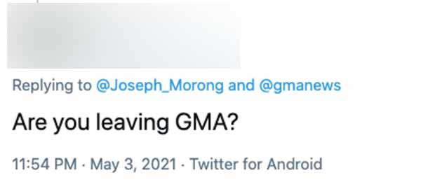 Network transfer rumors spark after Joseph Morong tweet