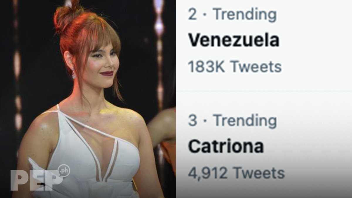 Catriona Gray trends for Venezuela blooper in Binibining Pilipinas