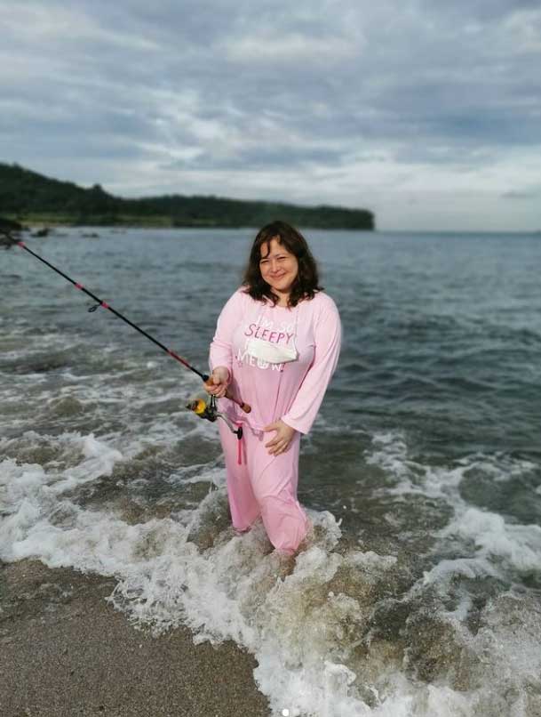 Manilyn Reynes fishing