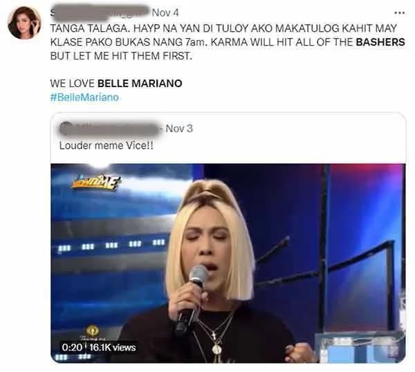 Belle Mariano fans