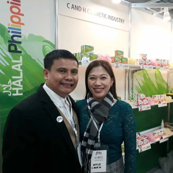 Henry Raca and wife Apple Raca of C and H Cosmetic Industry