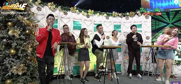 It's Showtime hosts laughing at Vice Ganda recalling Karylle being left out from chat group