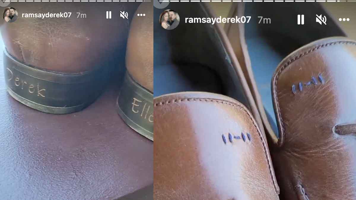Derek Ramsay leather shoes for wedding