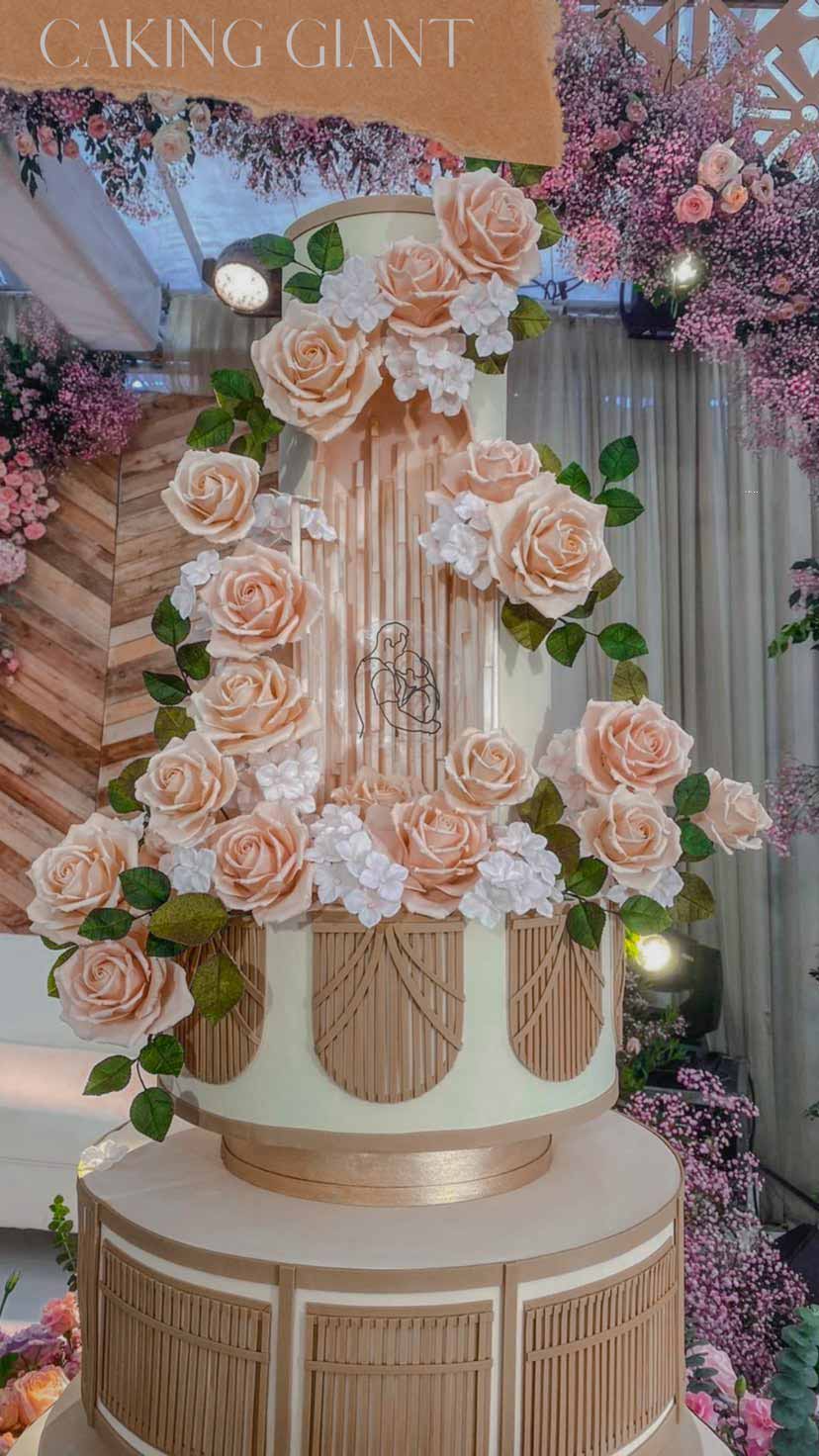 Ellen Adarna, Derek Ramsay, wedding food cake