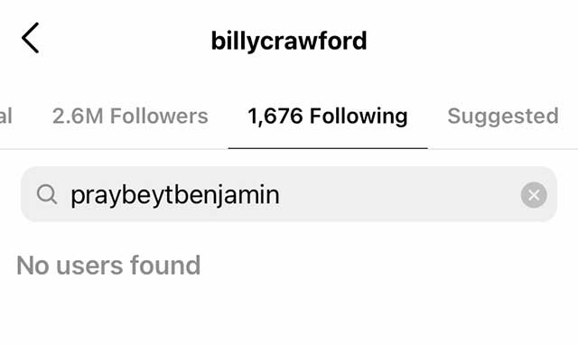 Billy Crawford unfollows Vice Ganda on Instagram