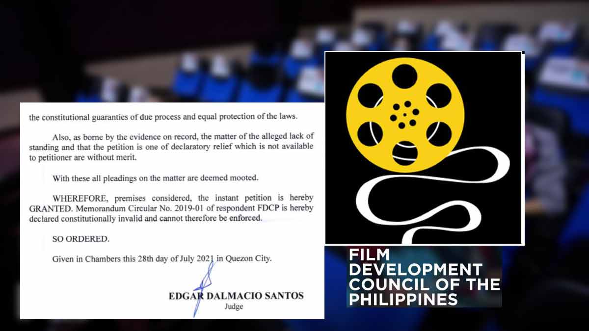 Quezon City Court FDCP Memorandum Circular invalid