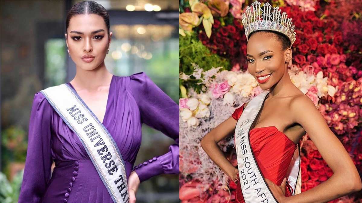 miss thailand miss south africa miss universe 2021