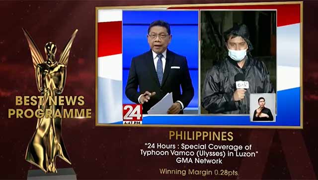 24 Oras wins Best National Programme at the 2021 Asian Academy Creative Awards