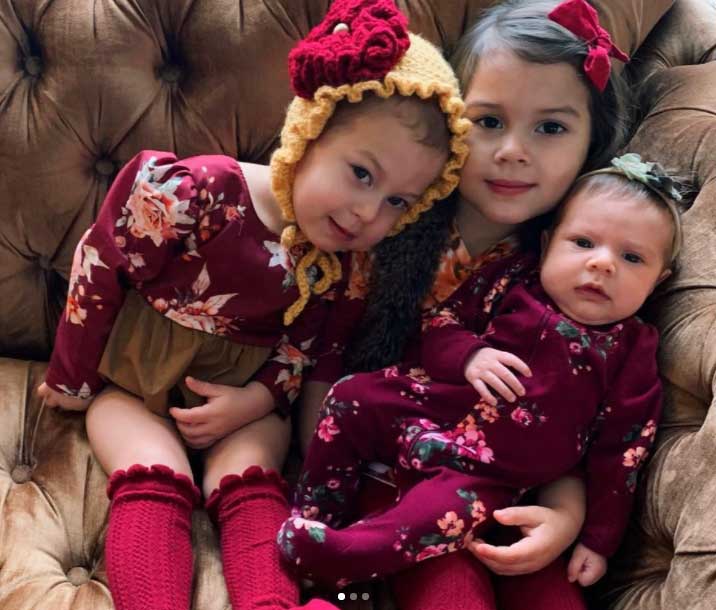 Jewel Mische has three daughters Aislah, Emerald, Yzbel