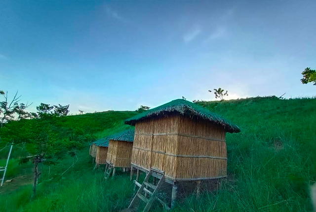 Kubo or nipa huts for rent at Mt. Kulis