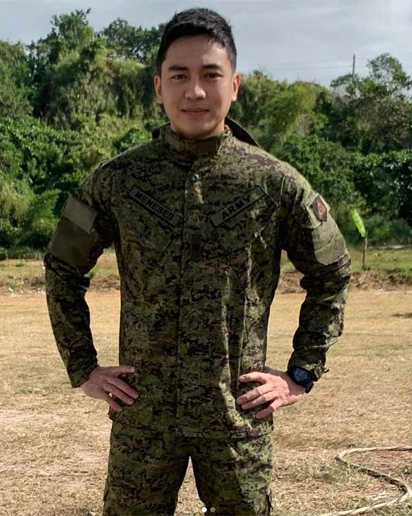 Jak Roberto as a soldier in upcoming movie