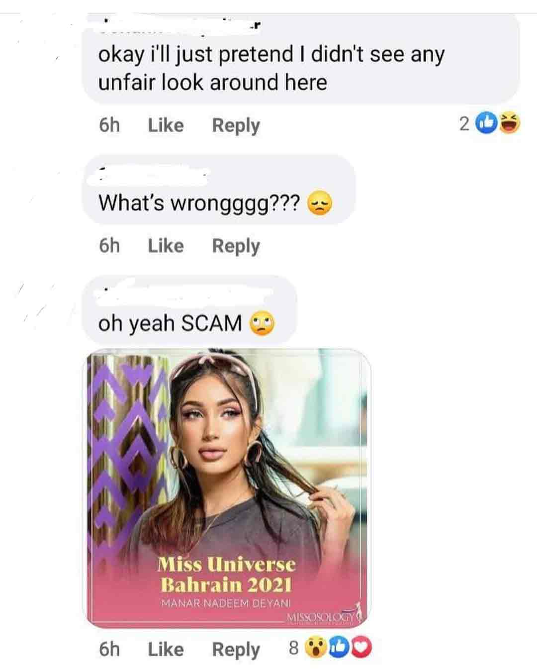 Miss Bahrain Universe 2021 Jess Deyani reacts to Pinoy bashers