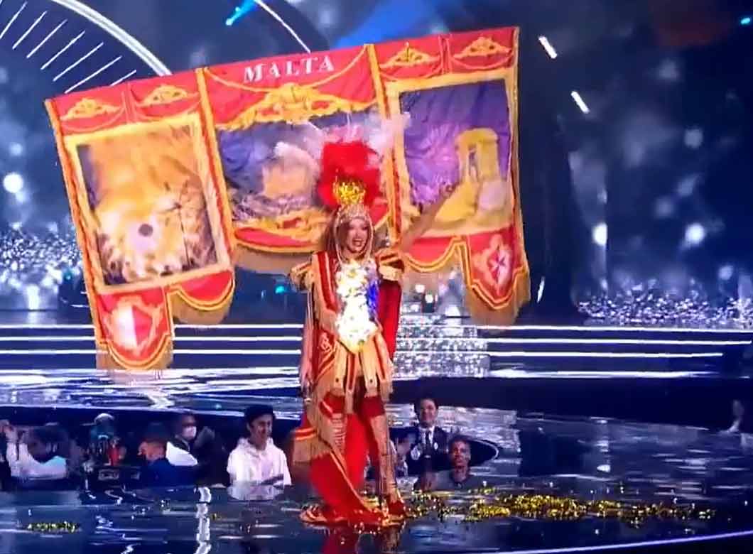 Miss Malta, Miss Universe 2021 costume mishap