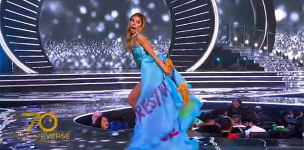 Miss Finland, Miss Universe 2021 costume mishap