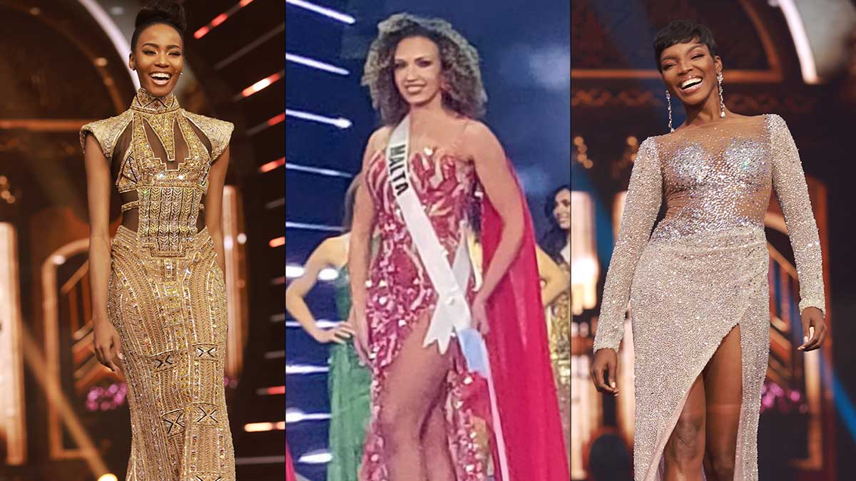 Miss Universe 2021, Filipino gowns Malta, South Africa, The Bahamas