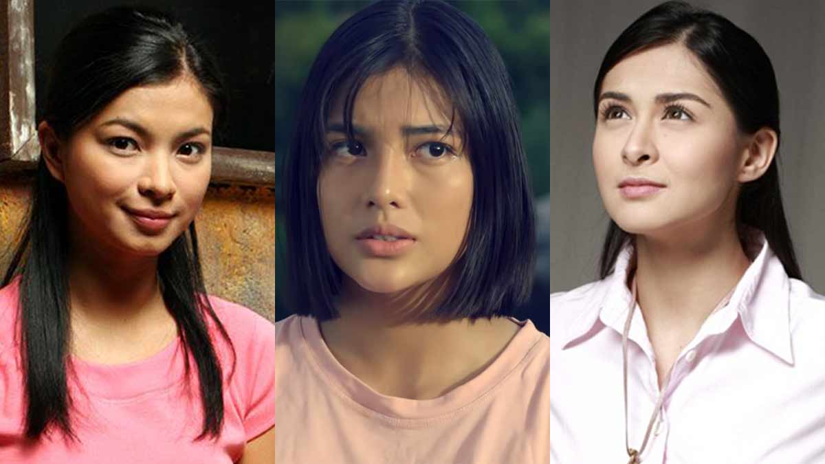 Angel Locsin, Jane de Leon, and Marian Rivera as Narda in their respective versions of Darna