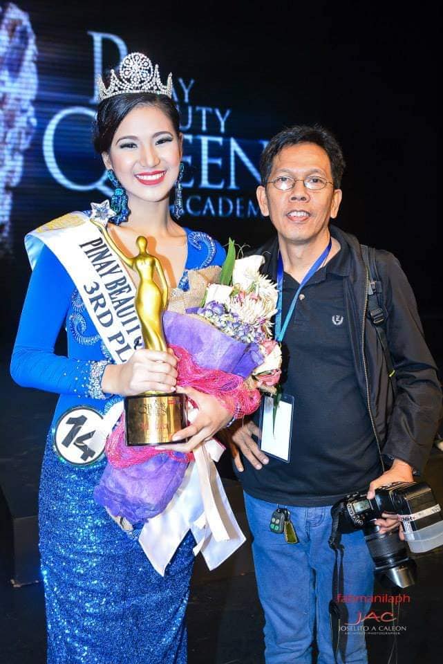 Ina Coronel as 2nd runner-up in GMA Network's Pinay Beauty Queen Academy