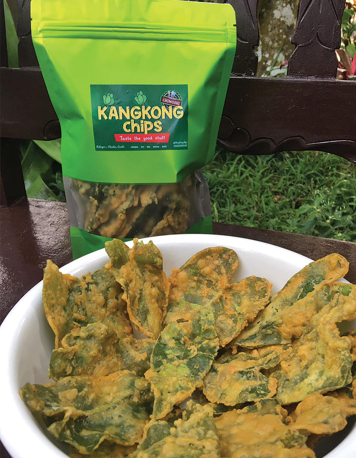 kangkong chips
