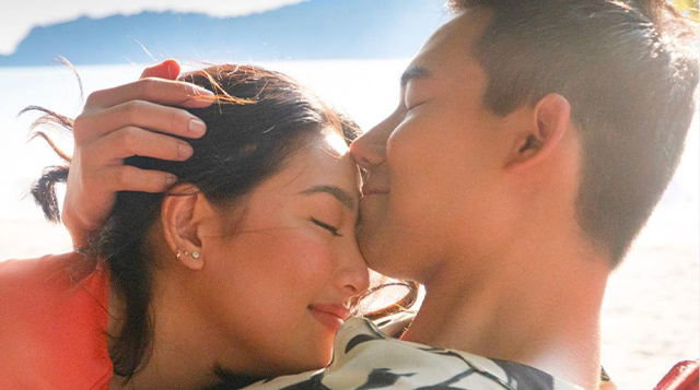 Ken Chan and Rita Daniela forehead kiss