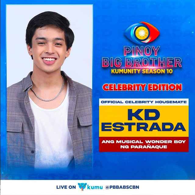 KD Estrada's housemate card in Pinoy Big Brother