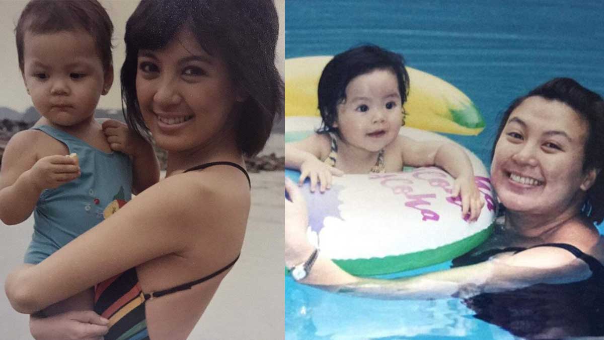 Sharon Cuneta's throwback photos with daughters KC and Frankie