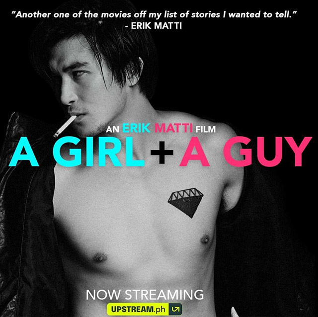 Rob Gomez as Raf in the movie A Girl and A Girl