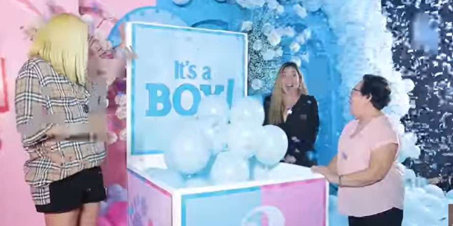 Angeline Quinto's gender-reveal party hosted by Vice Ganda
