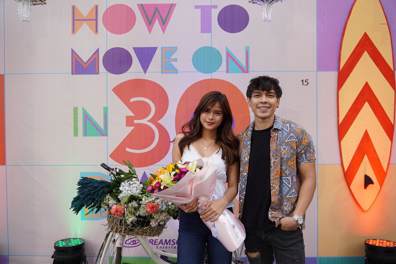 Maris Racal and Carlo Aquino for How To Move On In 30 Days