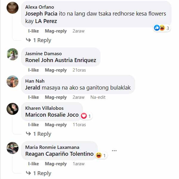 Netizens comments on chicharon bulaklak bouquet