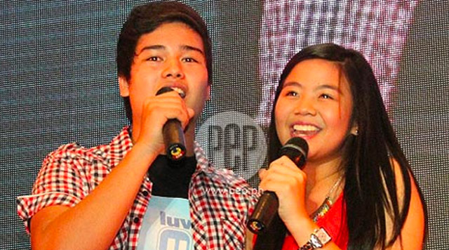 Marco Gumabao and Miles Ocampo in Luv U