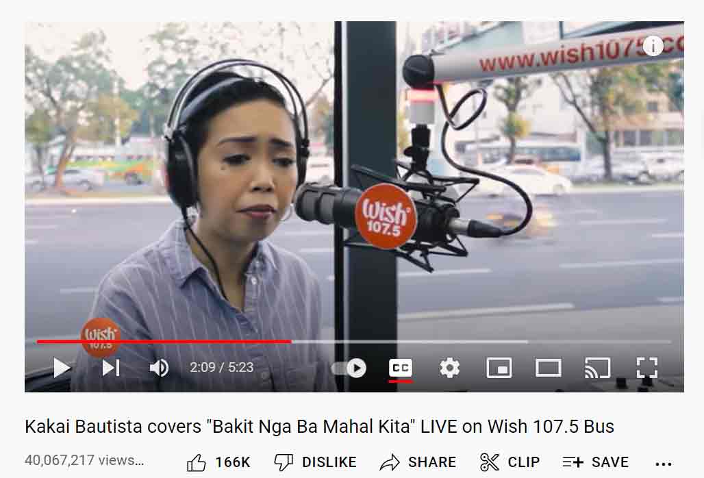Kakai Bautista celebrates milestone in her singing career