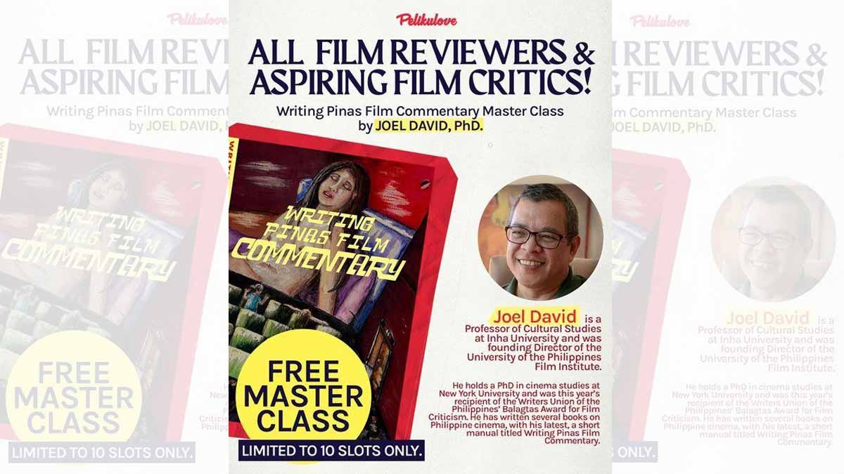Writing Pinas Film Commentary free course announcement 