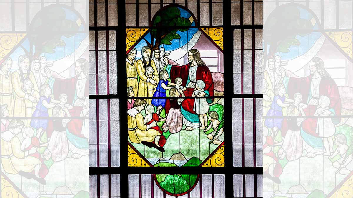 Amorsolo's stained glass window design