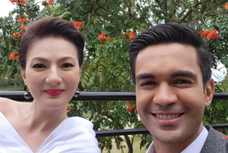Mike Agassi plays George, lover of Carmina Villarroel's character in Widows' Web