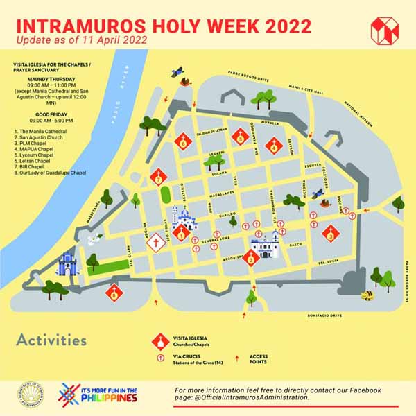 Guide for visitors at Intramuros