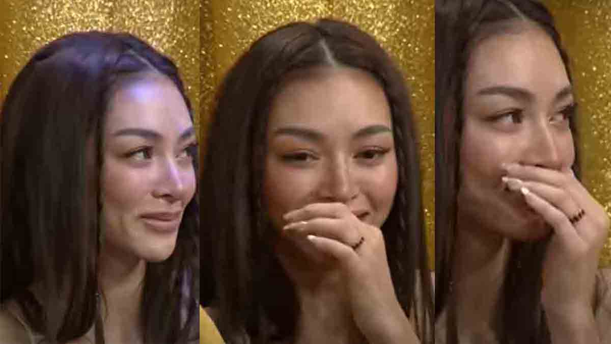 Kylie Verzosa in tears when breakup topic discussed on It's Showtime