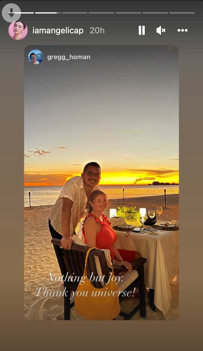 Angelica Panganiban flaunts growing baby bump at the beach | PEP.ph