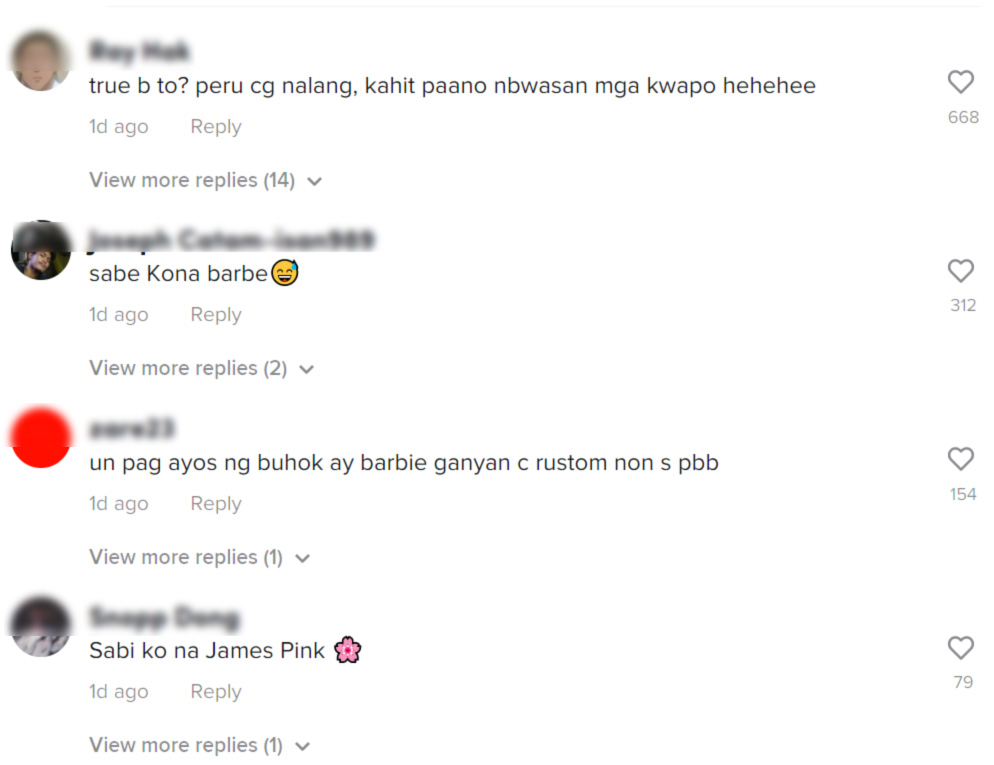 Comments on James Reid kissing video