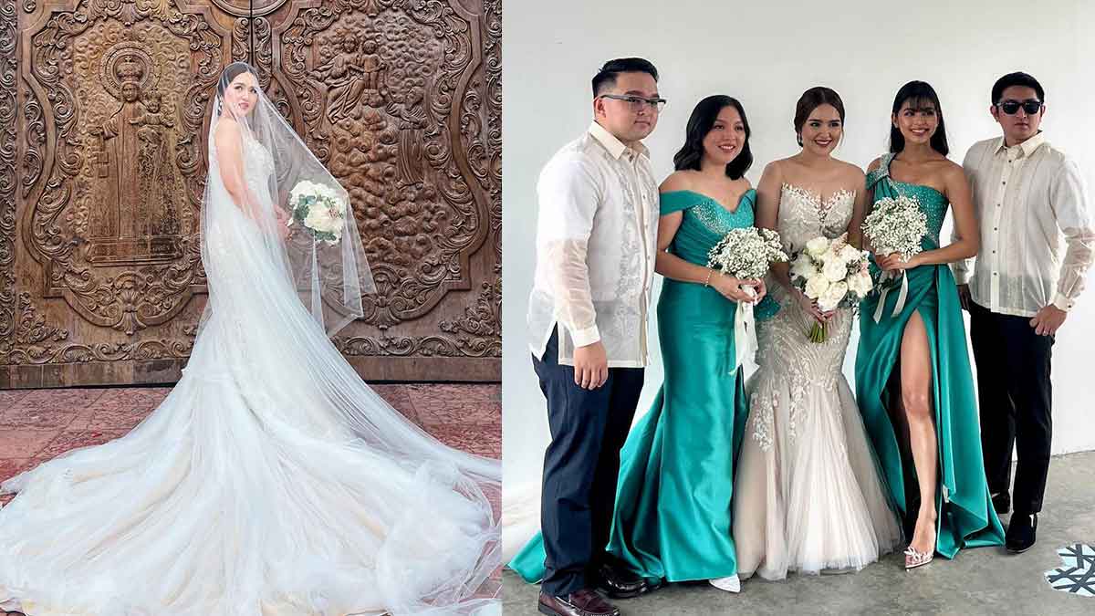 Maine Mendoza a stunner at her sister Coleen Mendoza's wedding